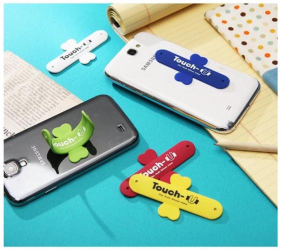 touch-u拍拍 u型硅胶卡套手机支架 u型魔力贴 拍拍支架 工厂定制 产品